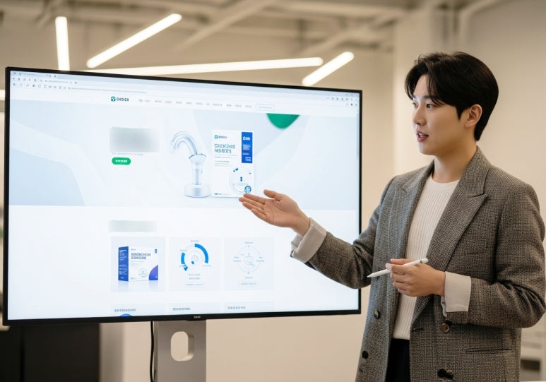 의료기기 상세페이지 프레젠테이션 예시 이미지